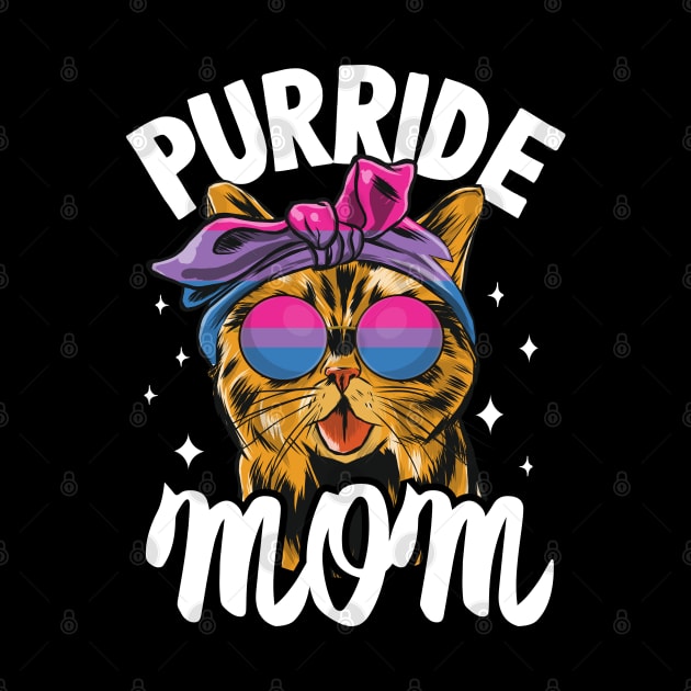 Purride Mom Cat Funny Bi Pride by Kuehni