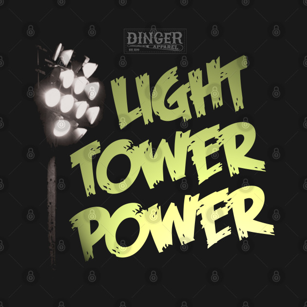 Disover Light Tower Power - Baseball - T-Shirt