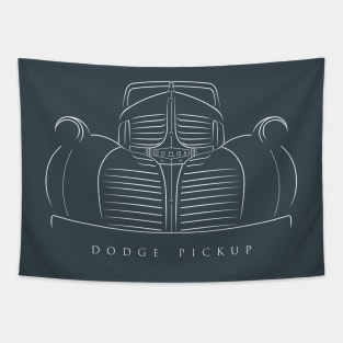 Dodge Pickup - stencil Tapestry