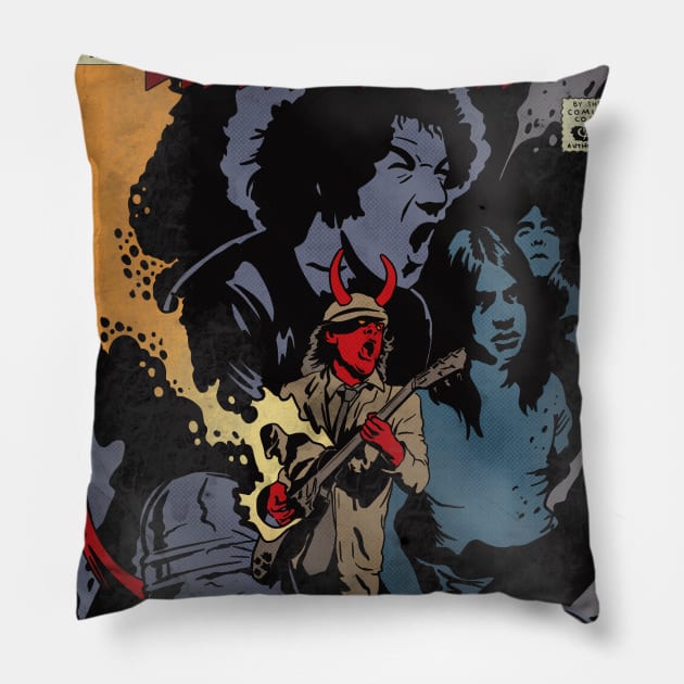 Hells Bells Comic Pillow by ribandcheese