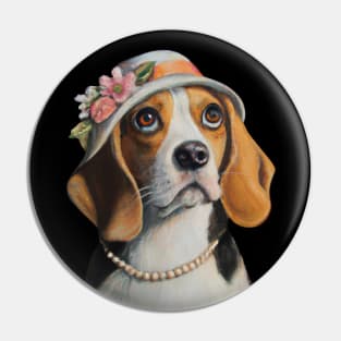 Beagle Mom Pin