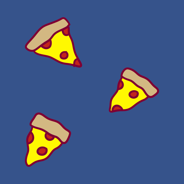 Disover Three Little Pizza Slices - Pizza Slice - T-Shirt