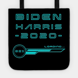 Joe Biden Kamala Harris 2020 Loading	Vinage Retro Style Tote