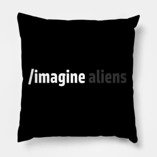 Imagine Aliens Pillow