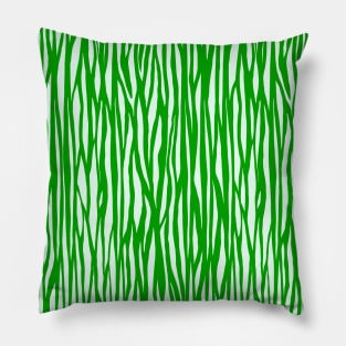 Animal Print Zebra GREEN design Pillow