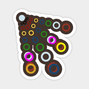 beautyful Bubbles art Design Magnet