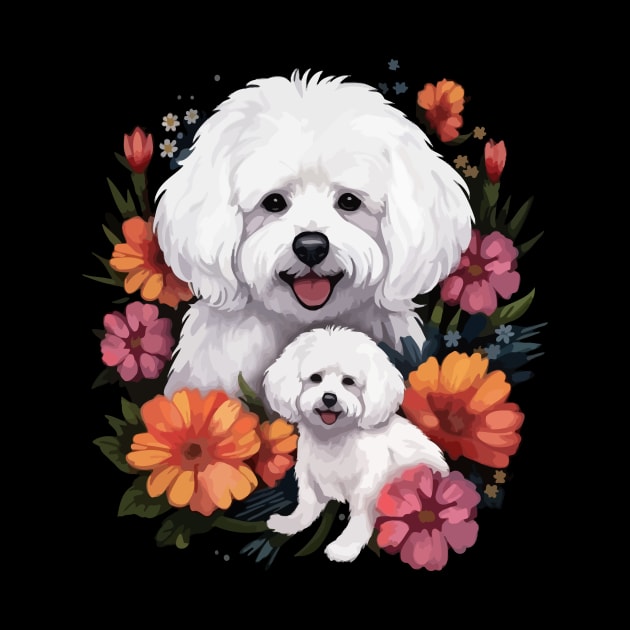 Bichon Frise Mothers Day by JH Mart