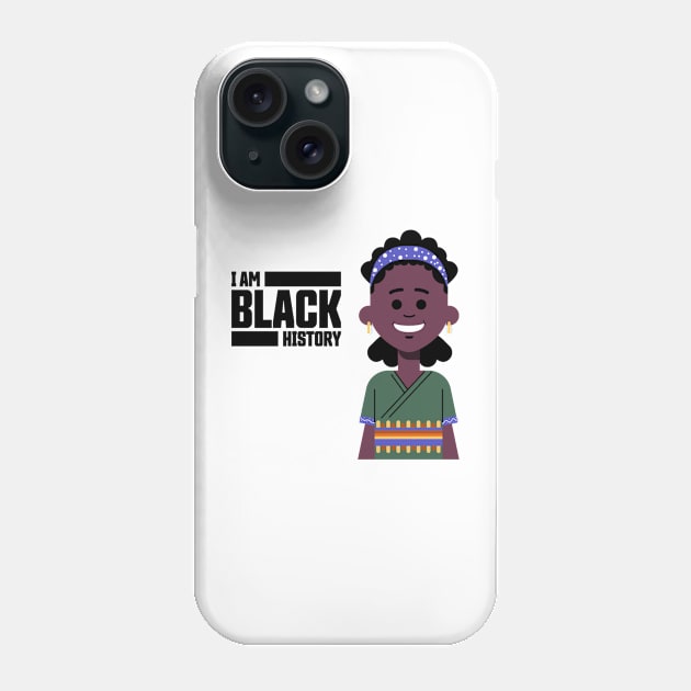 Black history month t-shirt Phone Case by Tomblo