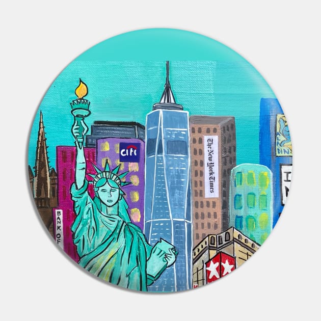 New York Pin by MagaliModoux