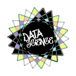 Data Science Graffiti | Abstract Geometric Street Art Black T-Shirt