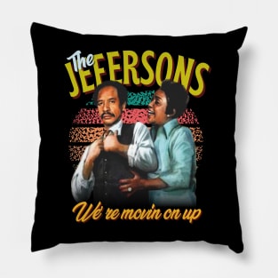 We’re movin on up Original Aesthetic Tribute 〶 Pillow