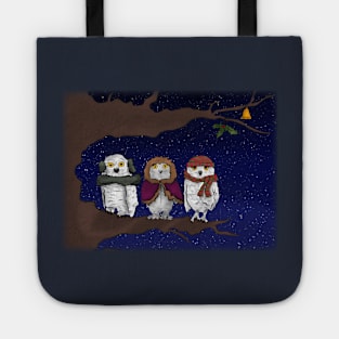 Owl Be Home For Christmas Tote