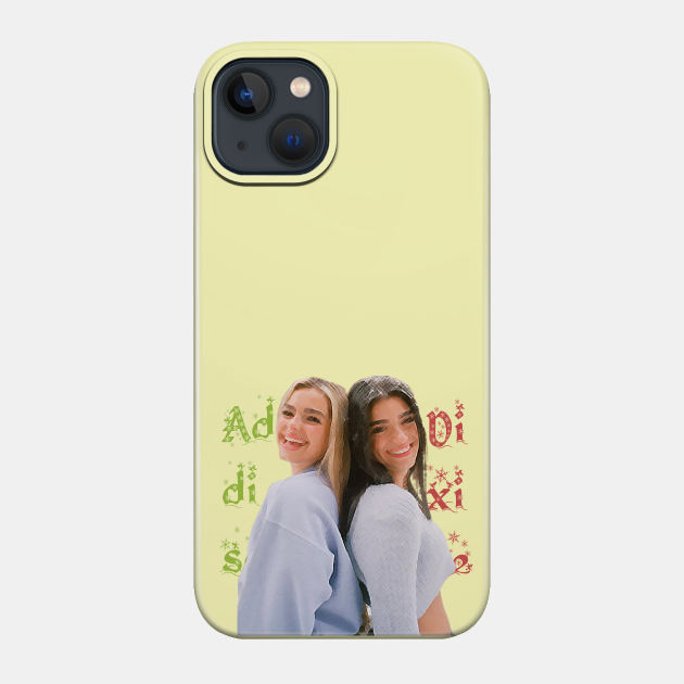 Discover Dixie and Addison - "Merry Christmas" - Dixie Damelio And Addison Rae - Phone Case