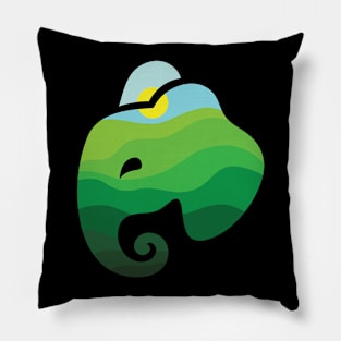 Nature Elephant Pillow