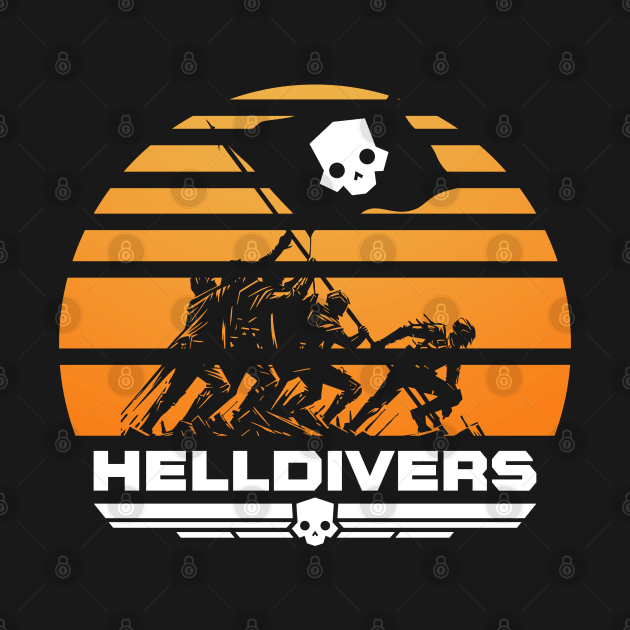 HELLDIVERS FLAG by jorgejebraws