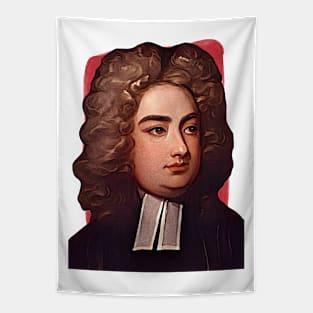 Irish Writer Jonathan Swift illustration Tapestry