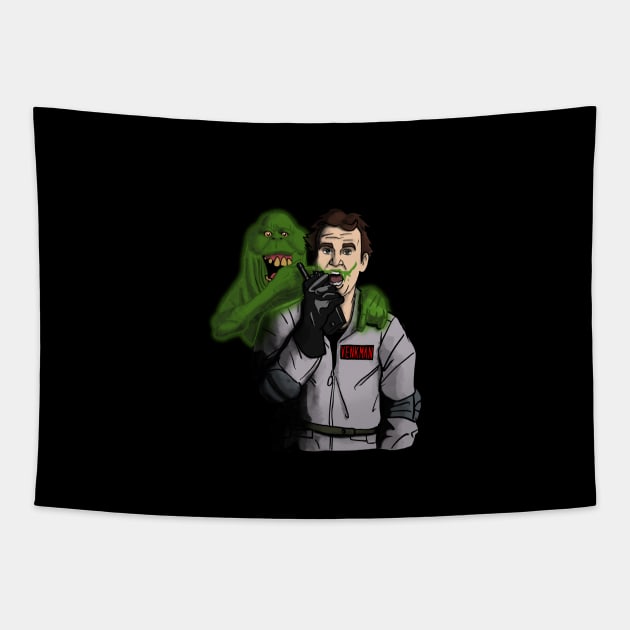 Let's Put A Lil Slime On That Face! Tapestry by SwittCraft