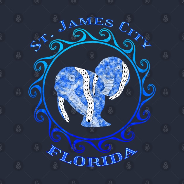 St. James City Florida Vacation Tribal Manatees by macdonaldcreativestudios