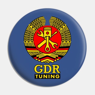 GDR workshop tuning coat of arms (colored) Pin