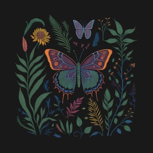 Butterflies and plants T-Shirt