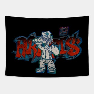 Graffiti Arktis Tapestry