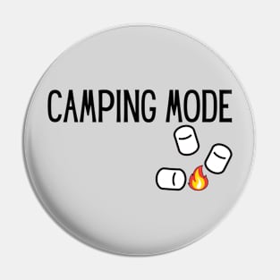 Camping Mode Marshmallow Pin