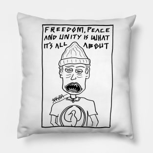 Freedom, Peace & Unity Pillow