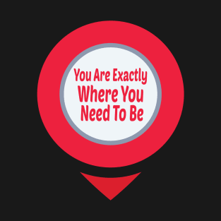 You Are Exactly Where You Need To Be T-Shirt