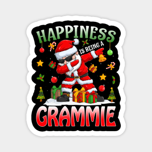 Happiness Is Being A Grammie Santa Christmas Magnet