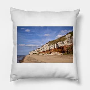 Hunstanton Cliffs and Coastline Pillow