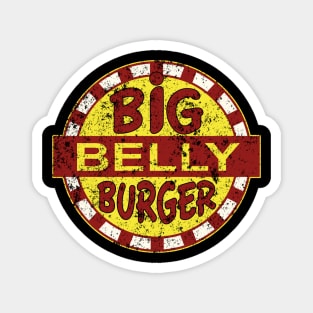 BIG BELLY BURGER (arrow) GRUNGE Magnet