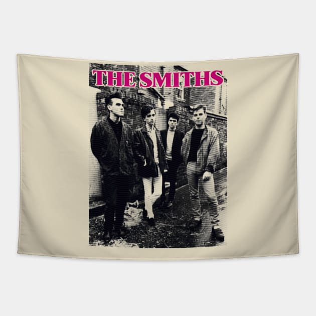 The Smiths The Day I Was There Vintage Retro FanArt Tapestry by Iip Ratmono
