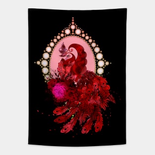 Wonderful elegant peacock Tapestry