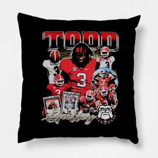 Todd Gurley College Vintage Bootleg Pillow