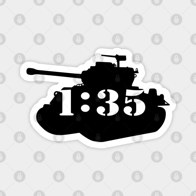 1:35 Tank (light colors) Magnet by SprueLife