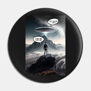 UFO Encounter Pin