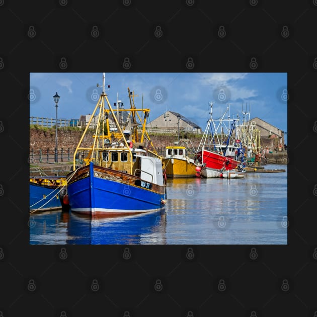 Fishing Boats in Maryport Harbour Cumbria by MartynUK