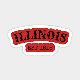 Illinois Est 1818 Magnet