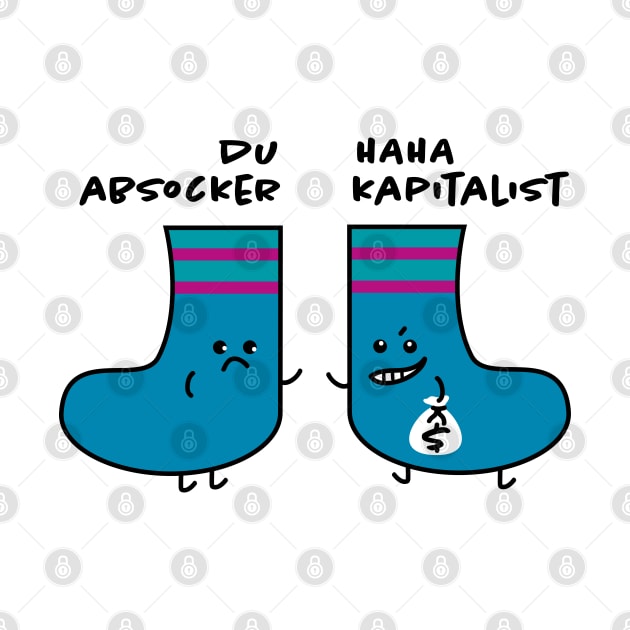 Funny sock rip-off capitalist by spontania