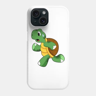 Turtle as Jogger at Running Phone Case