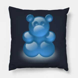 Blue Gummy Bear Pillow