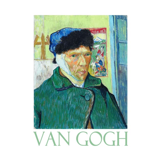 Self-Portrait with Bandaged Ear by Vincent Van Gogh by Naves