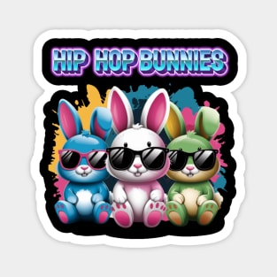 Hip Hop Bunnies Magnet