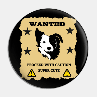 western wanted Pin