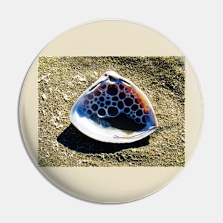 A Shell Full of Foam Pin