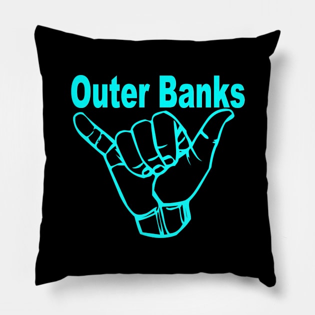 hang loose with the Outer banks Pillow by Cheebies