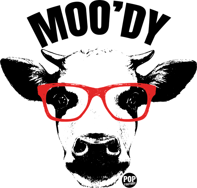 cow Kids T-Shirt by toddgoldmanart