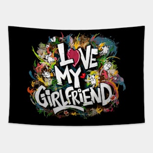 I Love My Girlfriend Tapestry