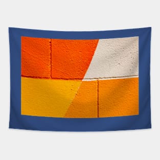 Red White Yellow Orange Tapestry