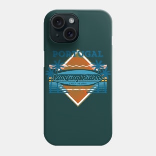 Portugal surfing rider Phone Case